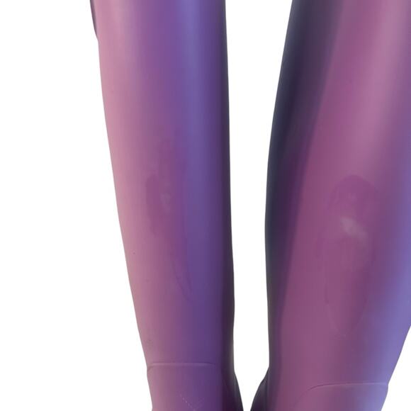 Hunter Purple Rain Boots 7 - Picture 3 of 9